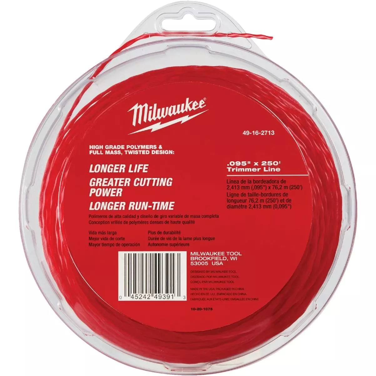 0.095 In. X 250 Ft. Trimmer Line