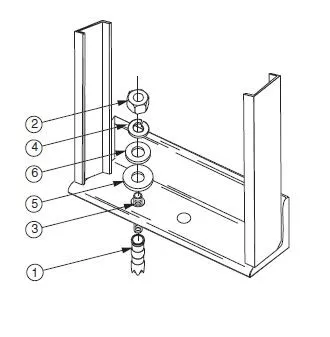 0040180010 - MOUNTING HARDWARE FOR OVERHEAD