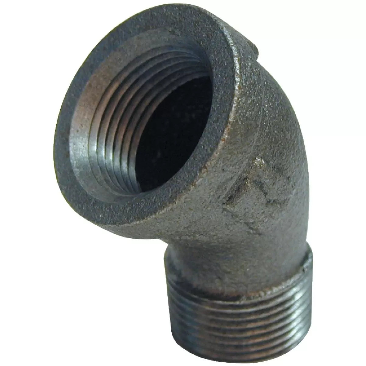 1 In. 45 Deg. Street Malleable Black Iron Elbow (1/8 Bend)