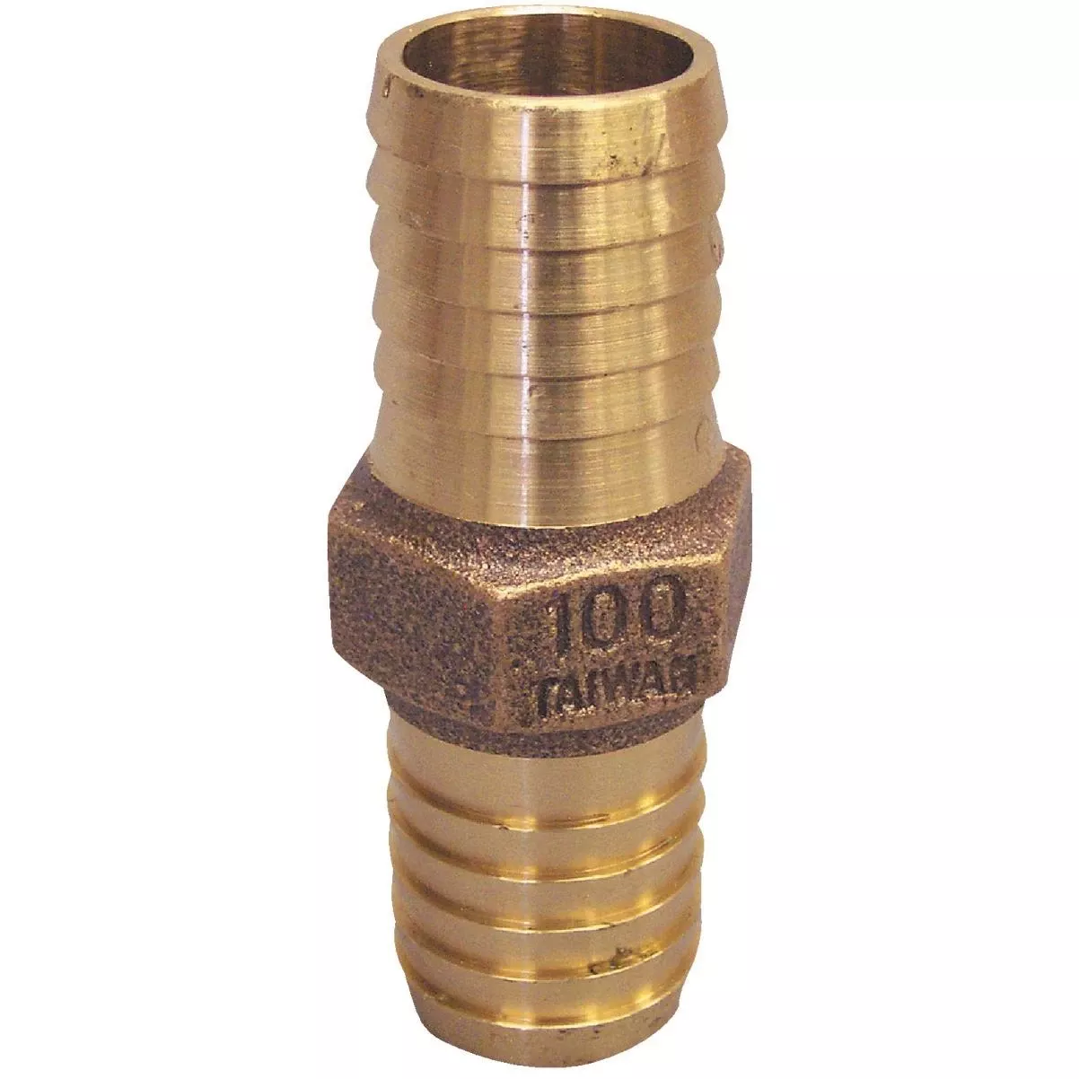 1 In. Low Lead Brass Hose Barb Insert Coupling