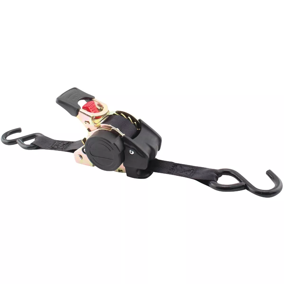 1 In. X 10 Ft. 400 Lb. Re-tractable Ratchet Strap (2-pack)