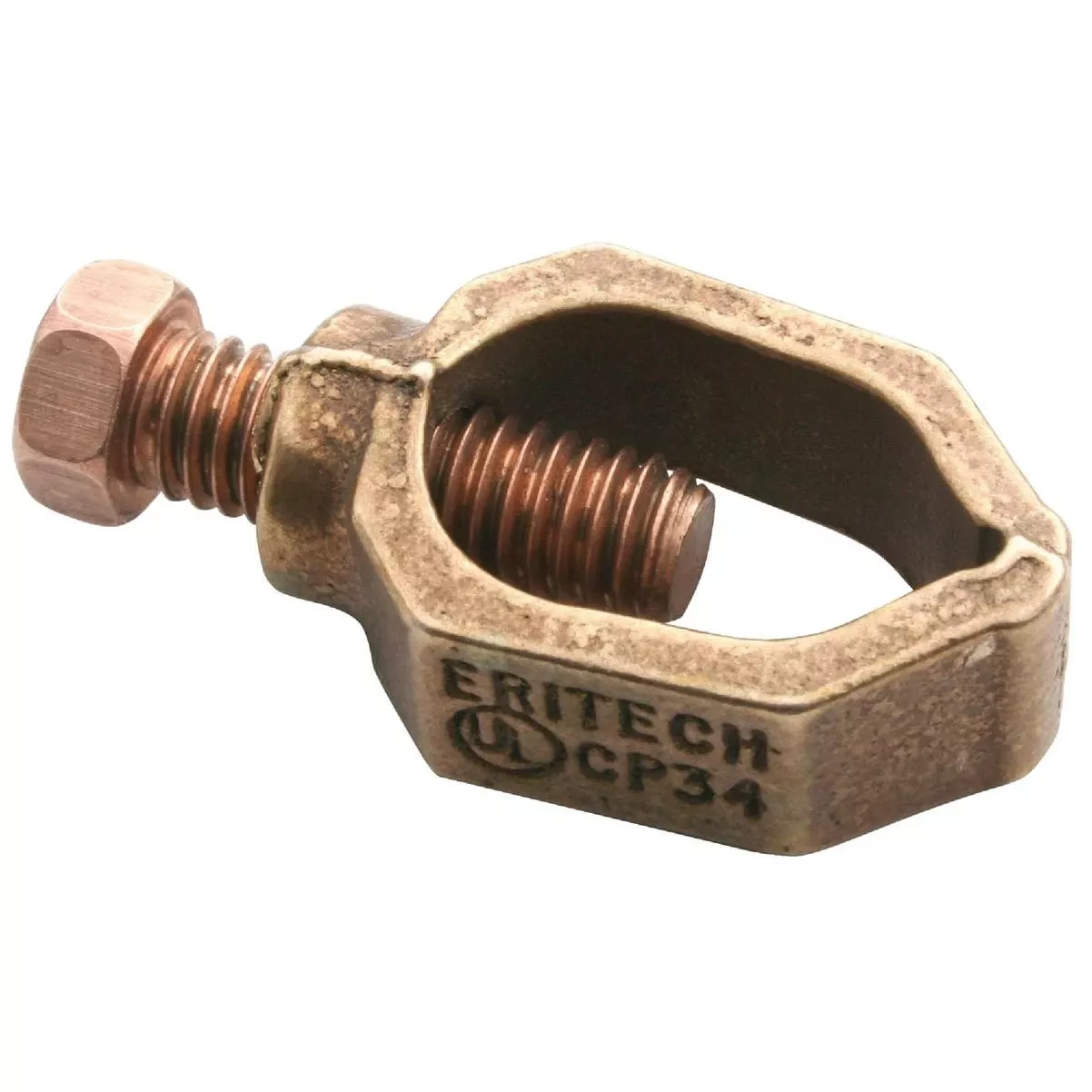 #10 Sol To #1/0 Str Ground Rod Clamp