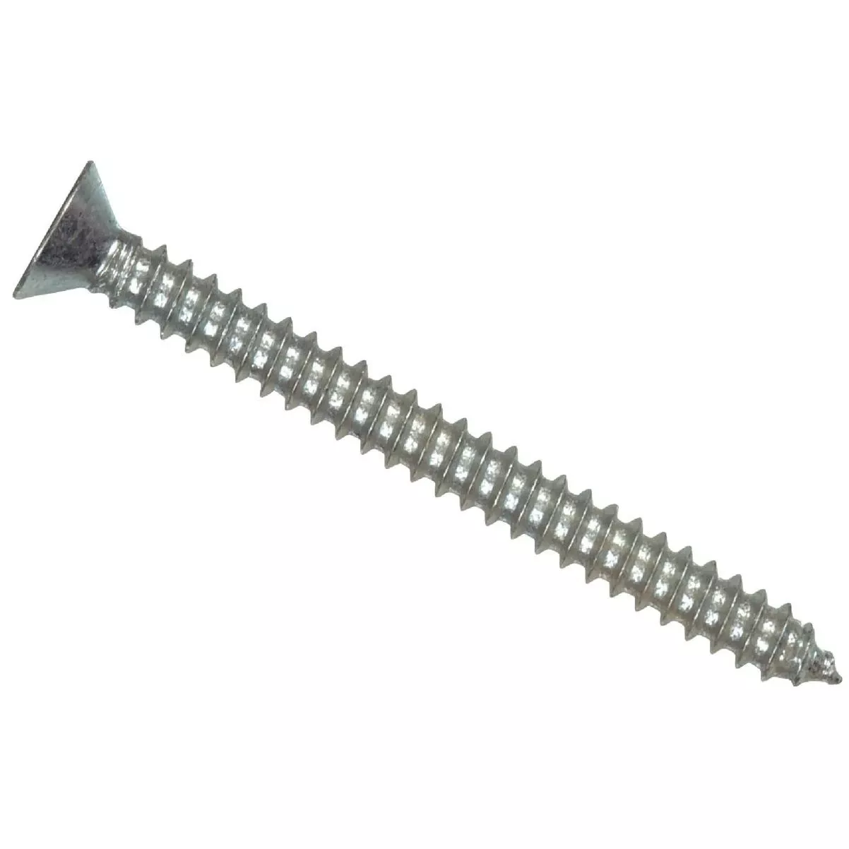 #10 X 1 In. Phillips Flat Head Stainless Steel Sheet Metal Screw (100 Ct.)