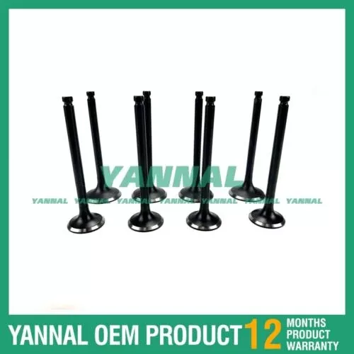 1004-4T Intake Valve With Exhaust Valve For Perkins Excavator Engine Parts