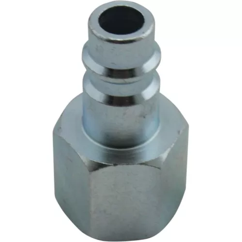3/8" FNPT HIGHFLOWPRO™ V-Style/European Interchange Steel Air Plug Fitting (High Volume Low Pressure Application)