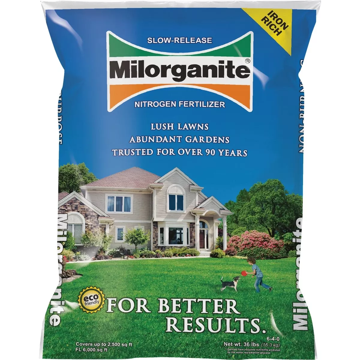 32 Lb. Eco-friendly 6-4-0 Slow-release Nitrogen Lawn Fertilizer