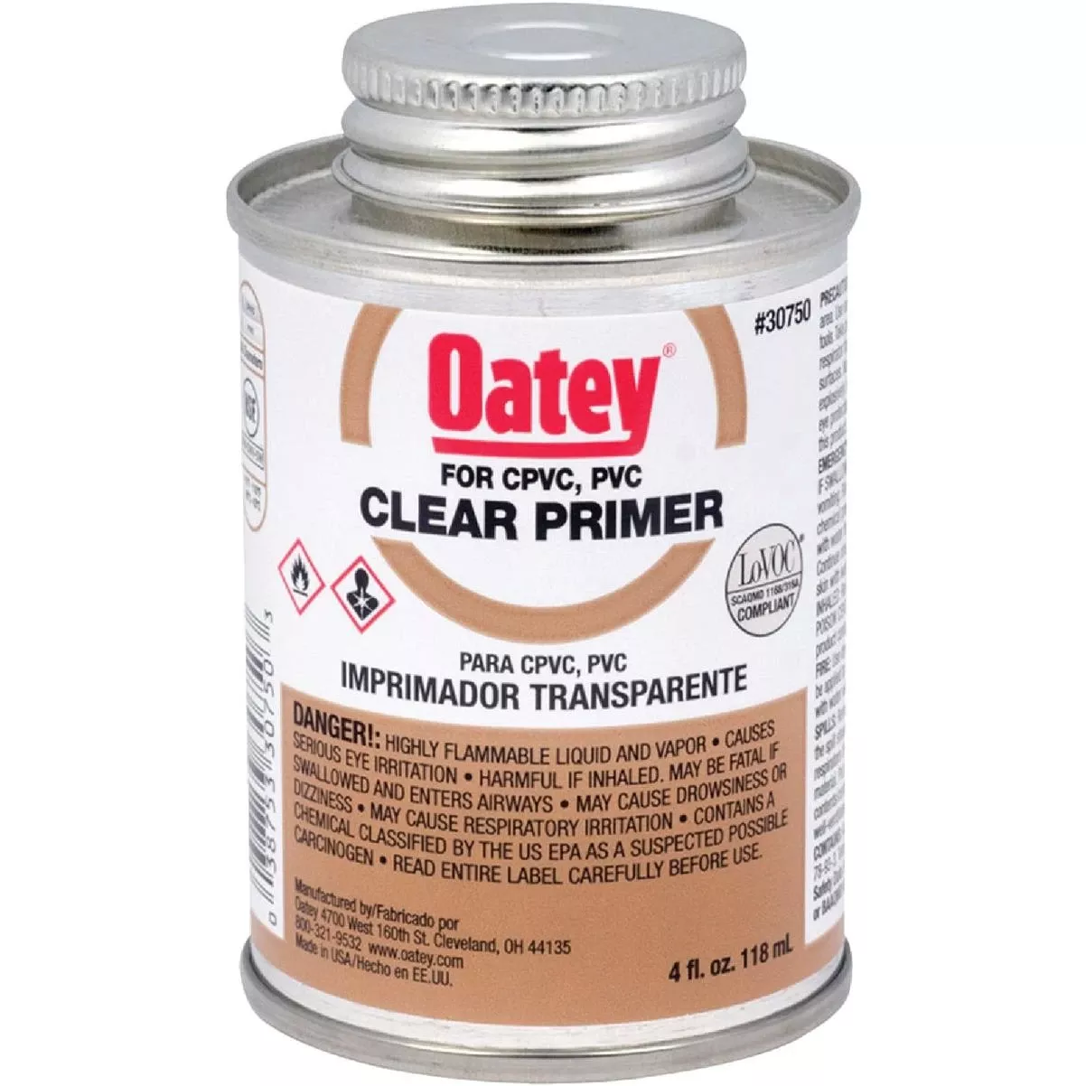 4 Oz. Clear Pipe And Fitting Primer For Pvc/cpvc