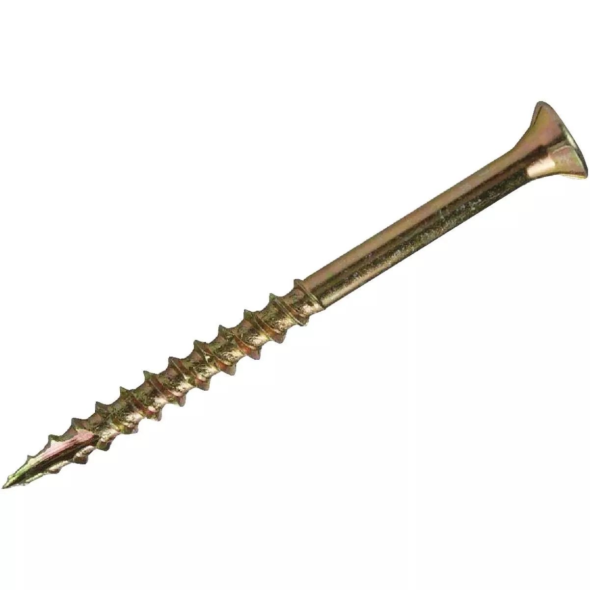 #9 X 2-1/2 In. Star Drive Flat Head Gold Construction Wood Screw (420-count, 5 Lb.)