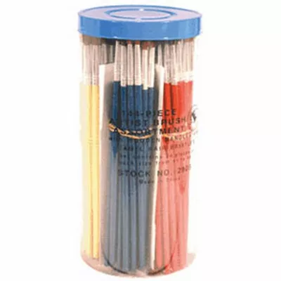 AES Industries Assorted Brush Display Set, 144 Pieces (2905)