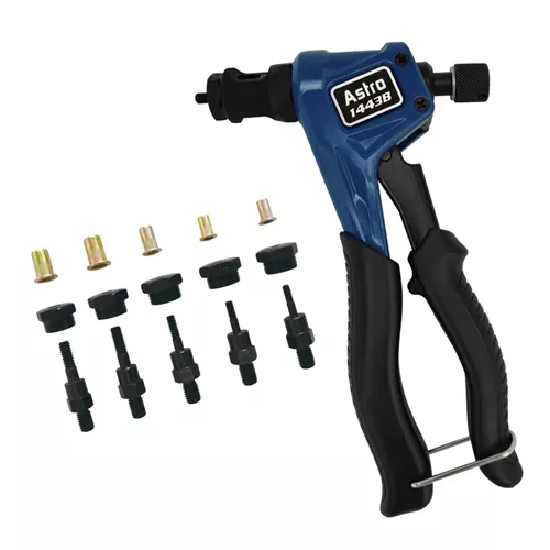 Astro Pneumatic Professional Hand Rivet Nut Kit SAE & Metric with Rivet Nuts – 1443B