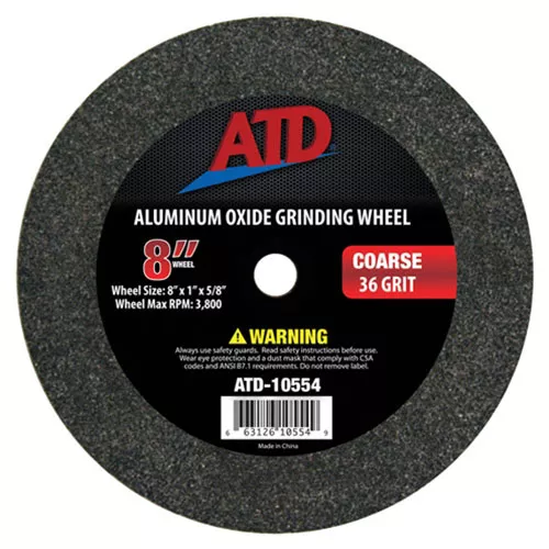 ATD Tools 8″ Coarse Grit Grinding Wheel – 10554