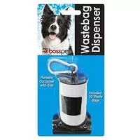 Boss Pet 52113 Dog Waste Bag Dispenser, Plastic, Black