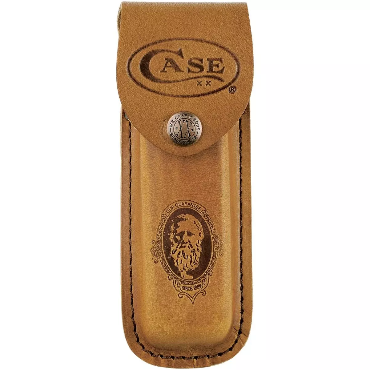 Brown Leather Belt Knife Sheath