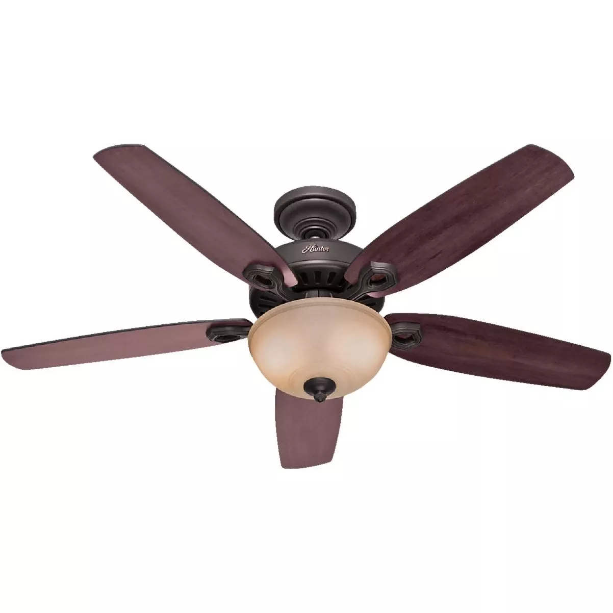 Builder Deluxe 52 In. New Bronze Ceiling Fan With Light Kit
