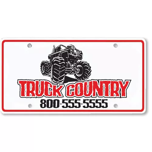 Custom Imprinted Mid-Grade Plastic Message Plates – 2 Color