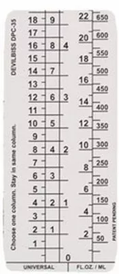 DeVilbiss DPC61K10 34 oz. Universal Measuring Guide