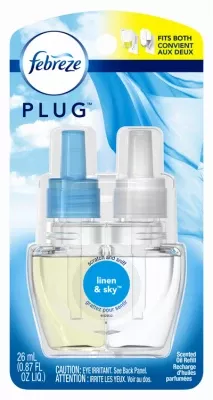 Dual Scent Plug-in Refill – Linen & Sky, 0.879 Oz