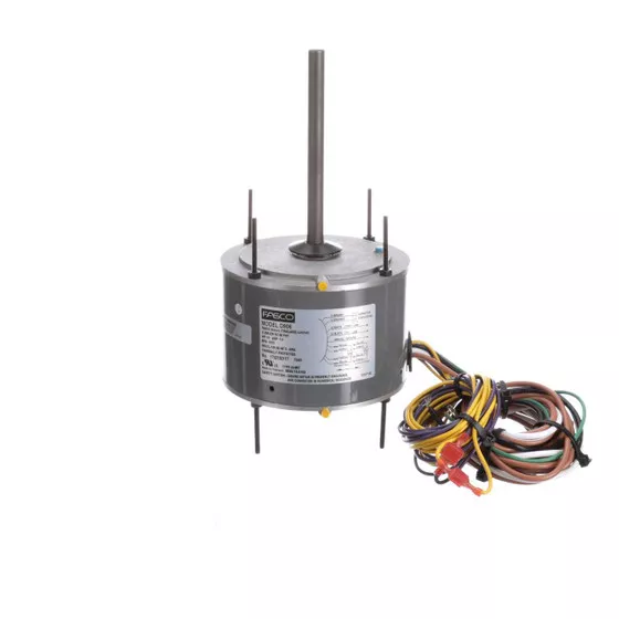 Fasco D906 Motor | 1/5 hp 1075 RPM 5.6" Diameter 208-230 Volts