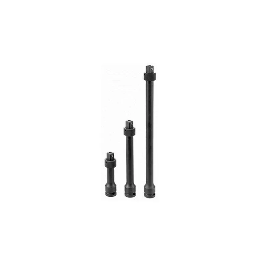 Grey Pneumatic 3 Pc 1/2" Drive Impact Locking Extension Set - 2203QL