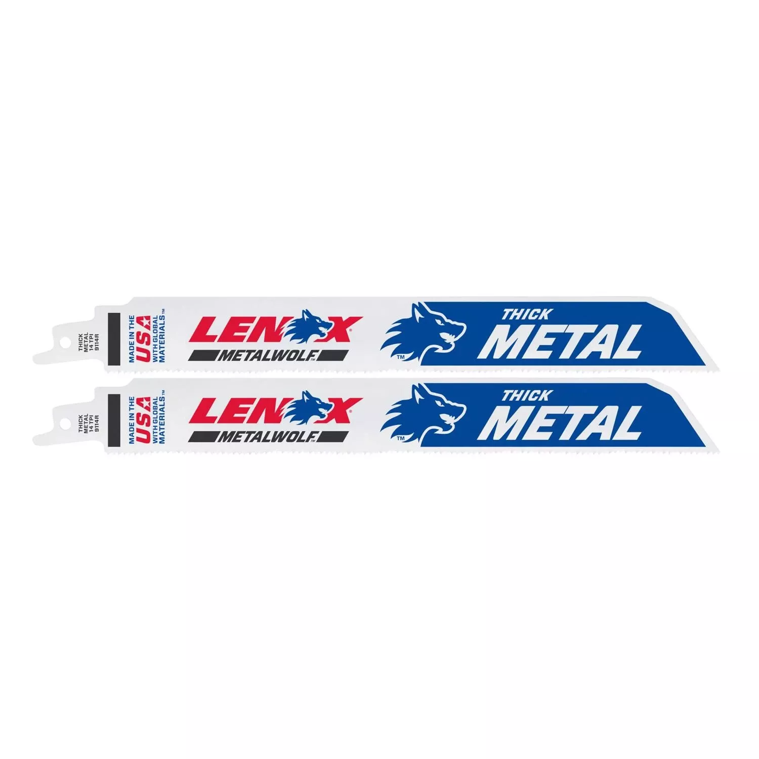 Heavy Metal-cutting Reciprocating Saw Blade, 9-in., 14-tpi, 2-pk.