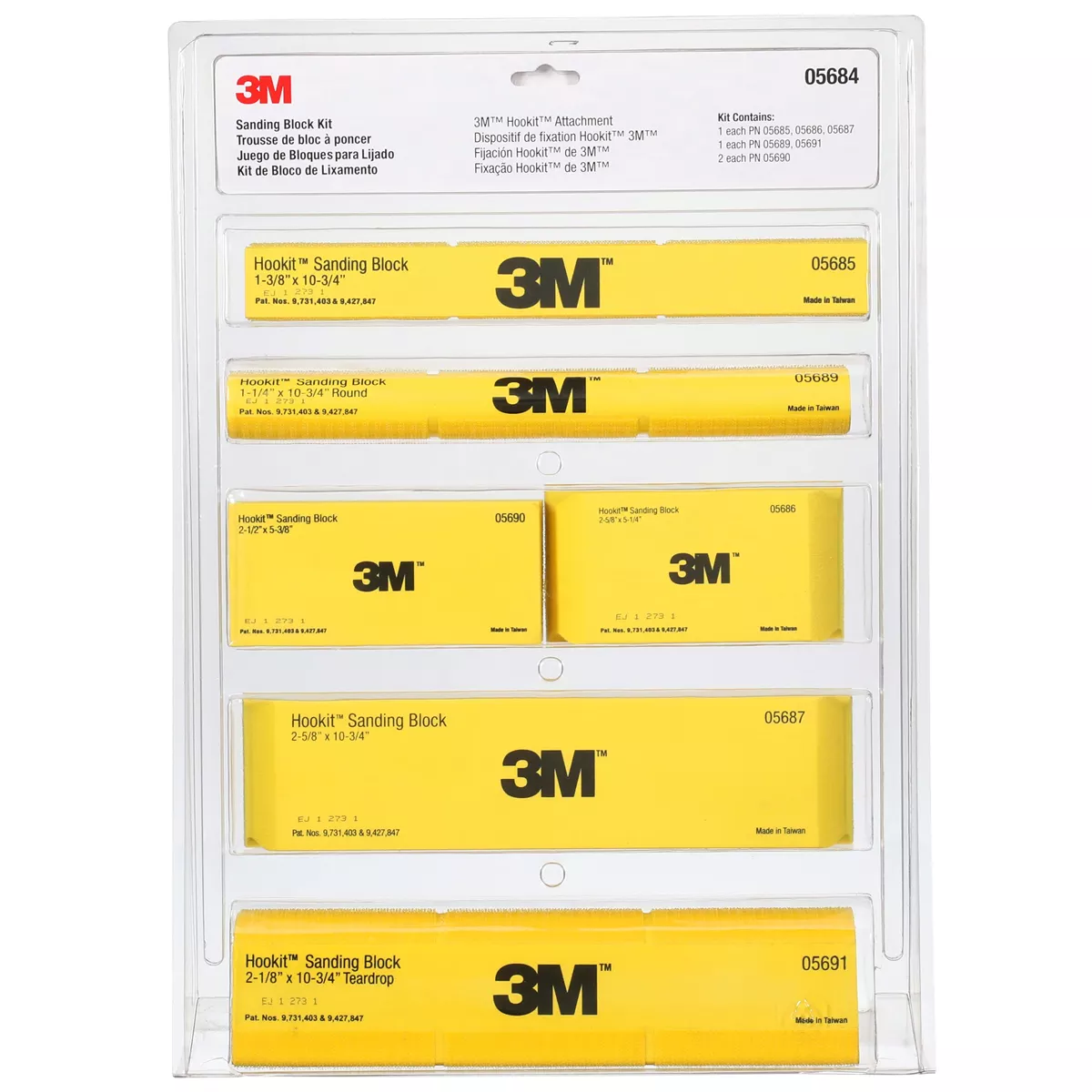 HOOKIT SANDING BLOCK KIT