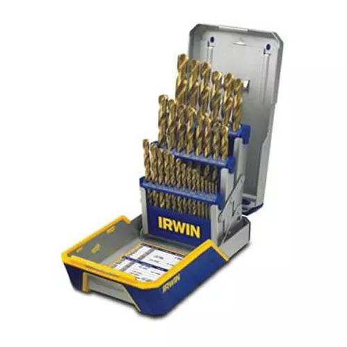 Irwin 29 Pc. Titanium Metal Index Drill Bit Set – 3018003