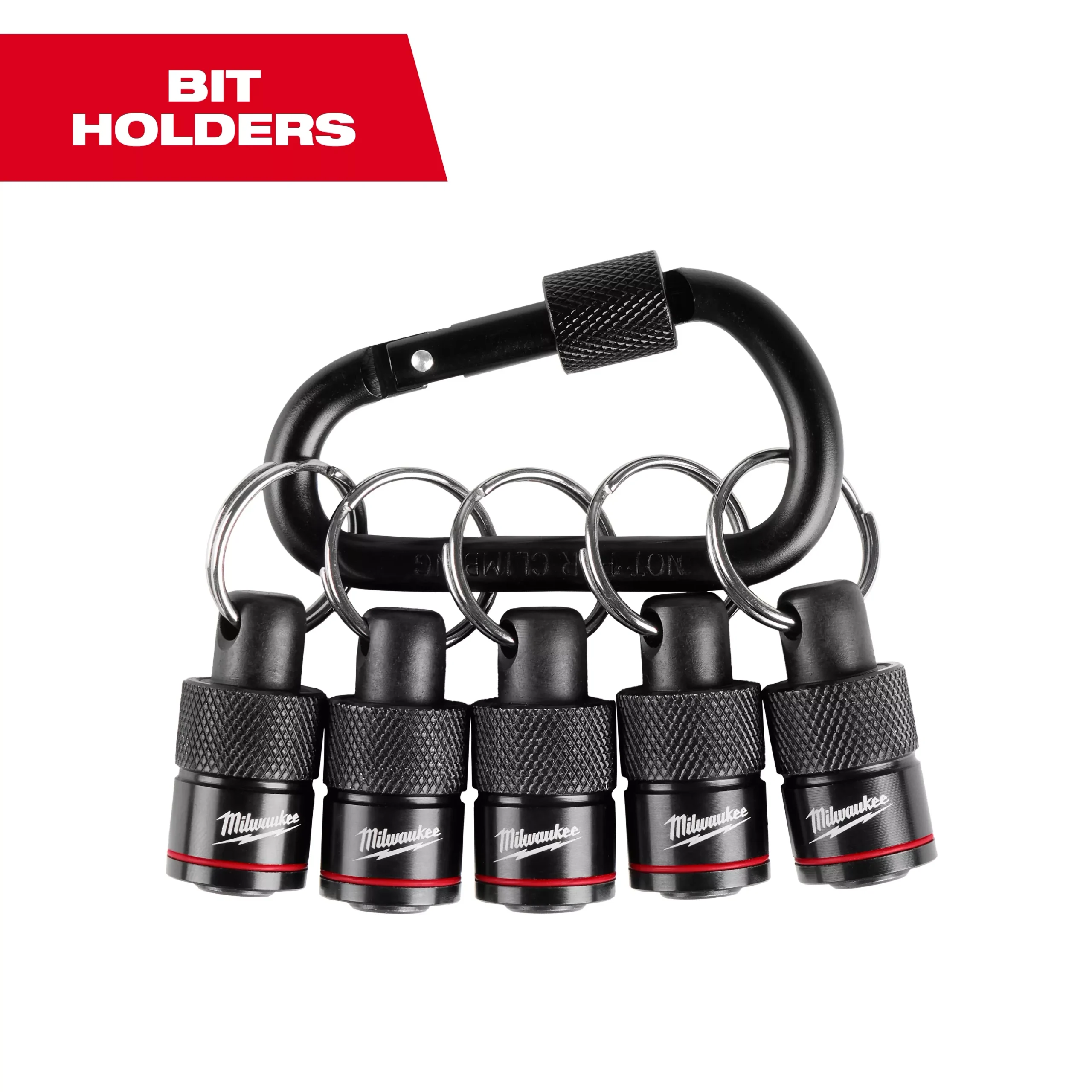 Milwaukee 5 PC Bit Holder with Carabiner