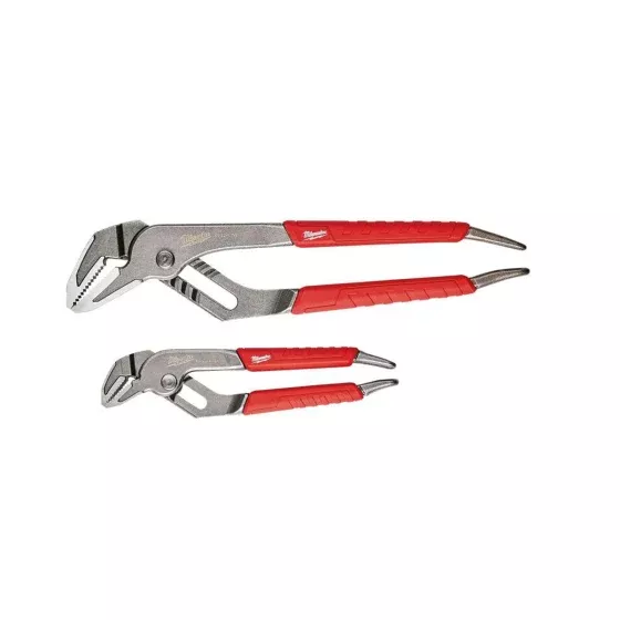 Milwaukee 6″ & 10″ Comfort Grip Straight Jaw Pliers Set
