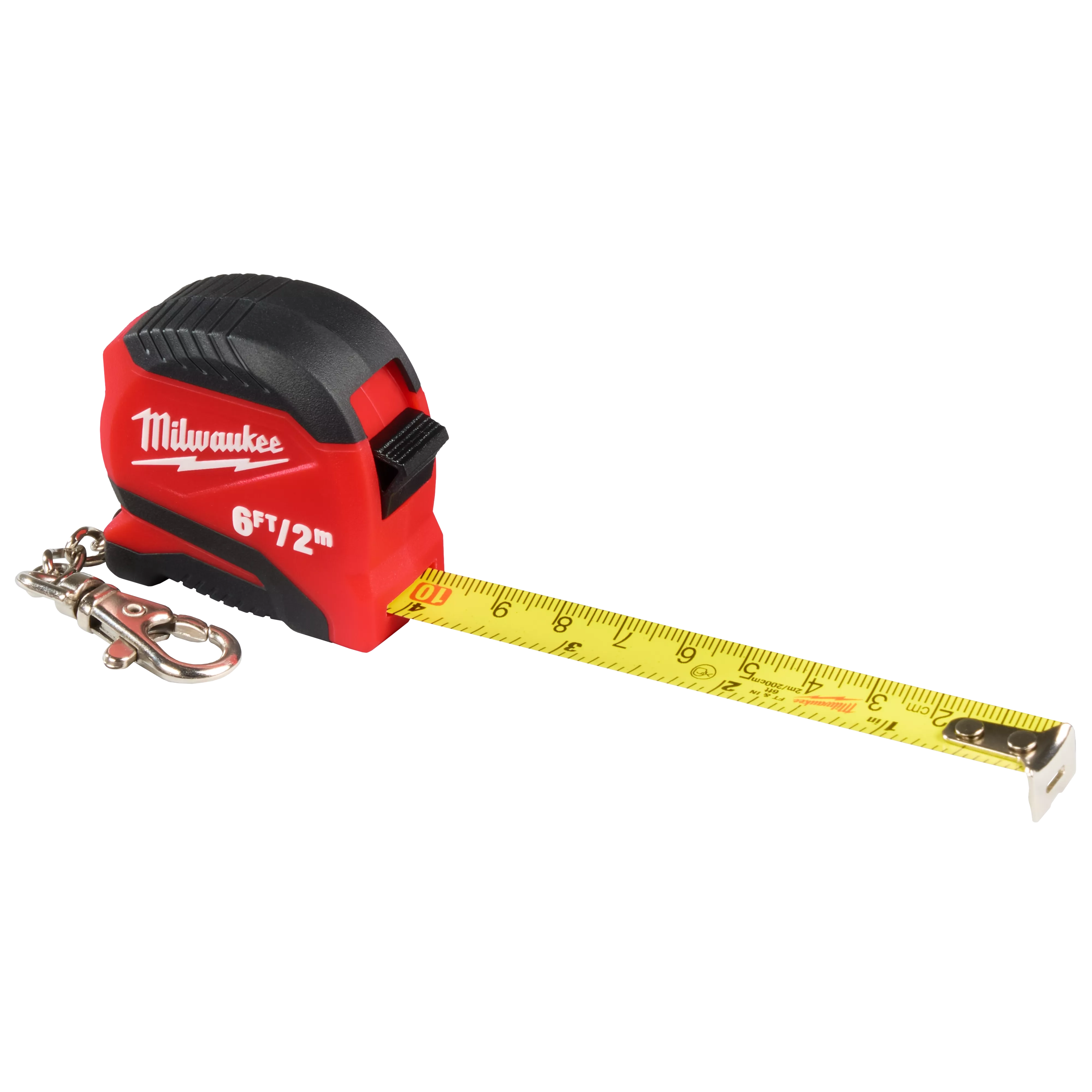 Milwaukee 6 ft/2m Keychain Tape Measure