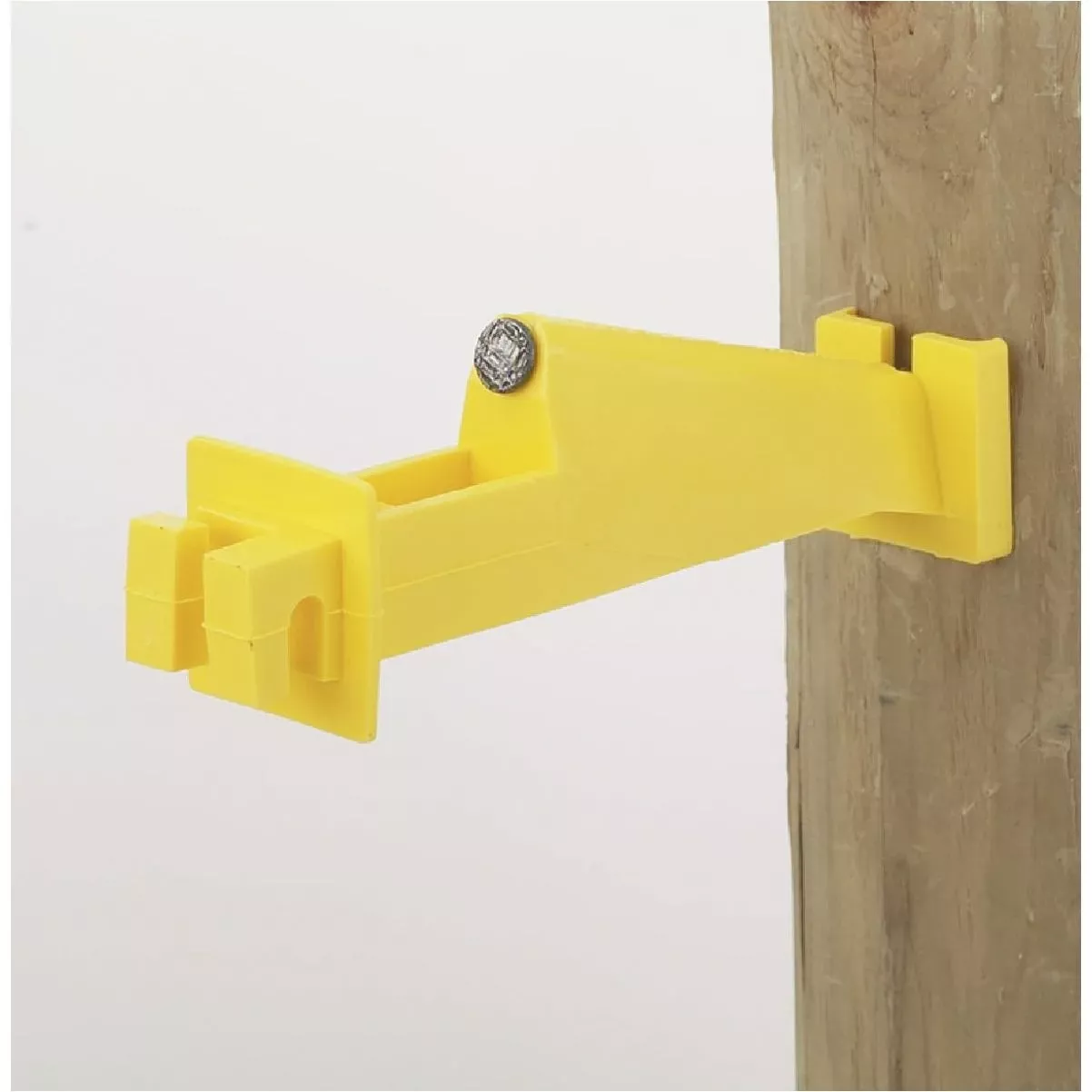 Nail-on Yellow Polyethylene Electric Fence Insulator (15-pack)