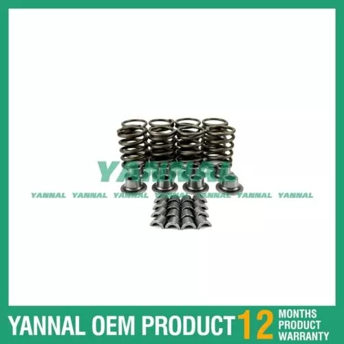 For Perkins 1104A-44 Valve Spring Kit Seat With Cotter ( Fit one Engine )