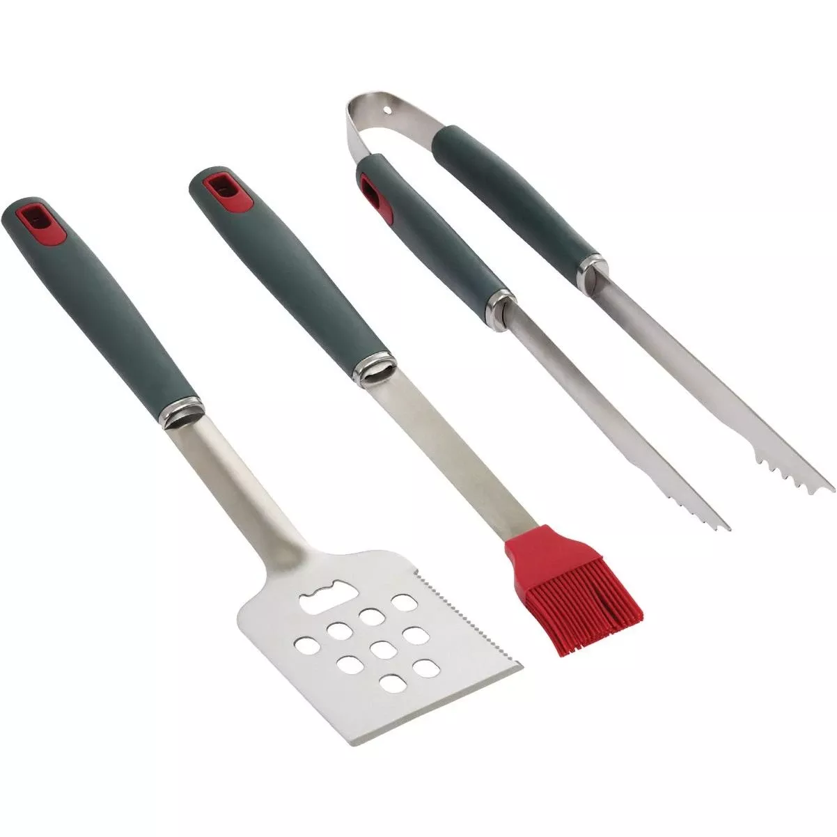 Resin Handle Stainless Steel 3-piece Bbq Tool Set