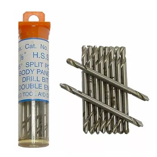 Tool Aid 1/8″ Stubby Body Panel Drill Bit with Double Ends – 15210