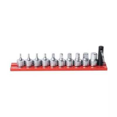 VIM Tools 9-Piece 1/4" Drive SAE Stubby Hex Bit Set (SHI400)