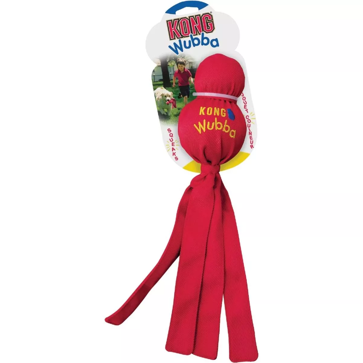 Wubba Tug Large Squeaky Dog Toy