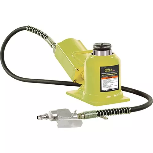 Yellow Jackit 20 Ton Air Hydraulic Bottle Jack